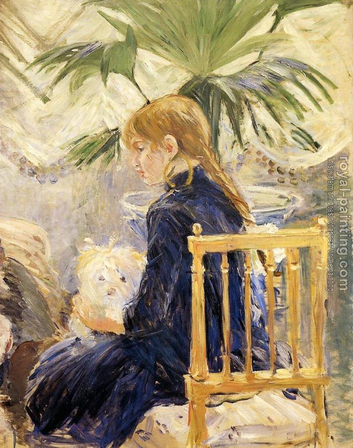Berthe Morisot : Girl with Dog